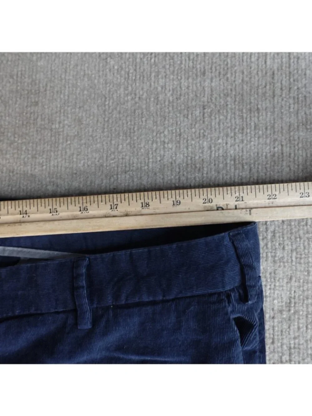 Peter Millar Pants 44 x 32 Blue Corduroy Colt Tailored Fit MF24XB73